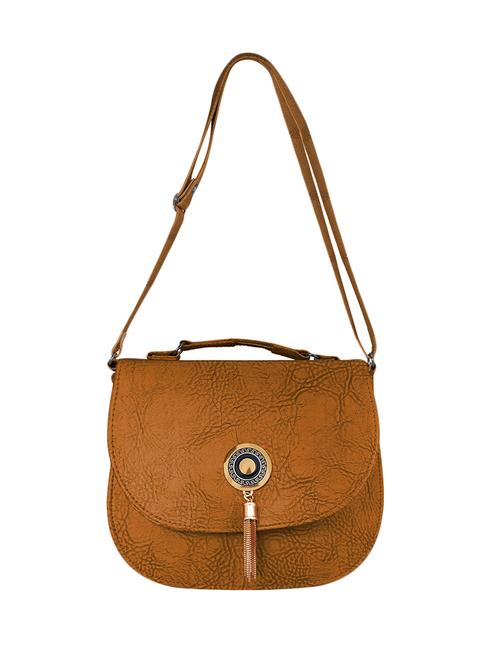 brown leather sling bag - 13839378 - Very Small Image - 1