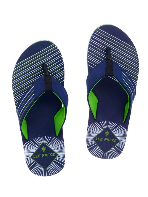 navy rubber toe separator flip flops - 13839797 - Very Small Image - 1