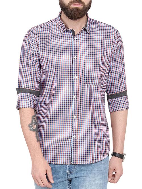 multi colored cotton casual shirt - 13841385 - Very Small Image - 1