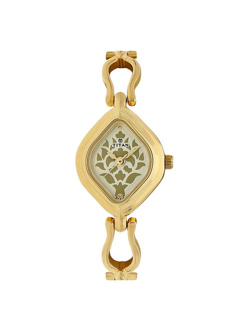 titan gold dial analog watch for women - 2536ym03 - 13844440 - Very Small Image - 1