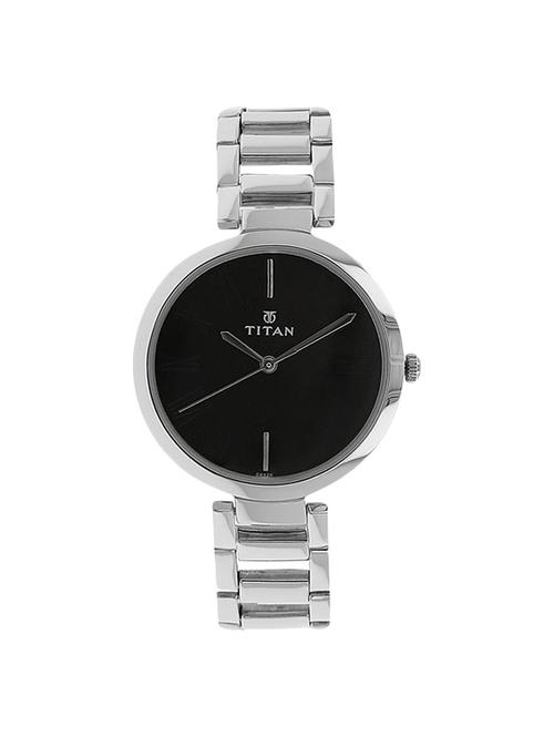 titan black dial analog watch for women - 2480sm02 - 13844456 - Very Small Image - 1