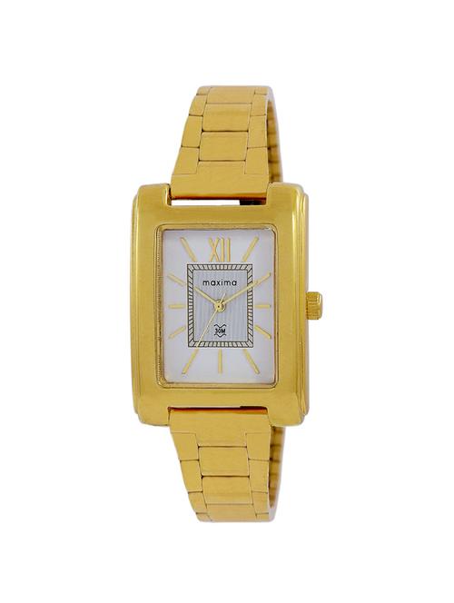 maxima white dial analog watch for women - 43462cmly - 13846893 - Very Small Image - 1