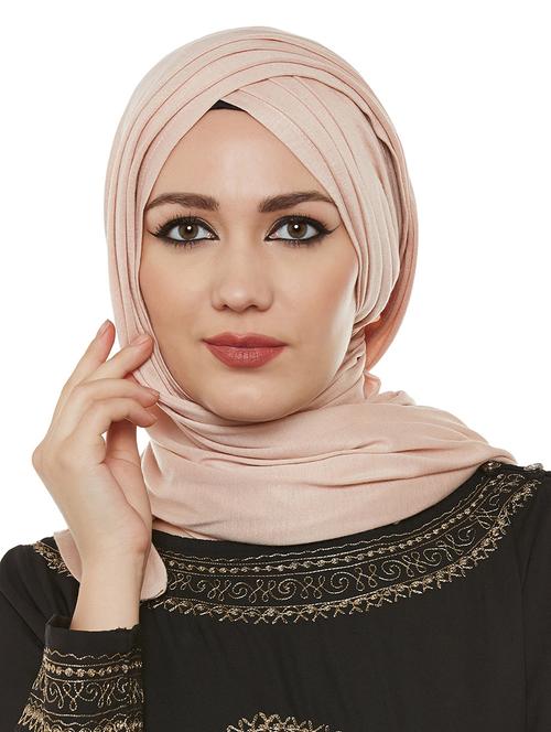 momin libas beige jersey scarf - 13847552 - Very Small Image - 1