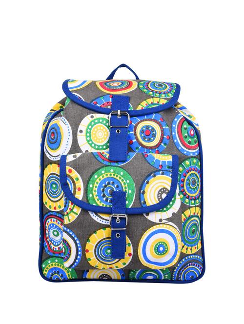 blue canvas regular backpack - 13849399 - Very Small Image - 1