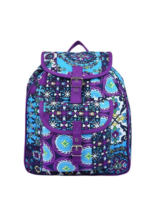 purple canvas regular backpack - 13849400 - Very Small Image - 1