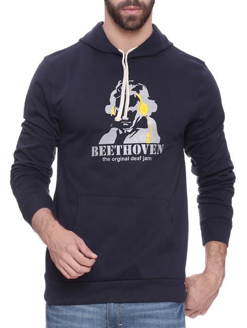 mens chest print sweatshirt - 13855352 - Very Small Image - 1