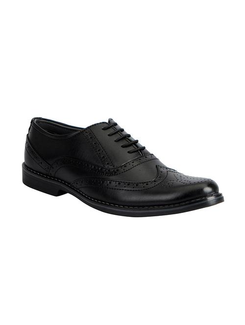 black leather formal lace-up brouge - 13856024 - Very Small Image - 1