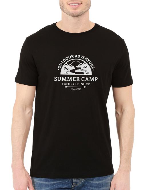 black cotton t-shirt - 13859640 - Very Small Image - 1