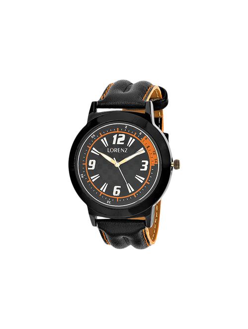 lorenz mk-1024a sporty look orange analog watch- for men - 13861495 - Very Small Image - 1