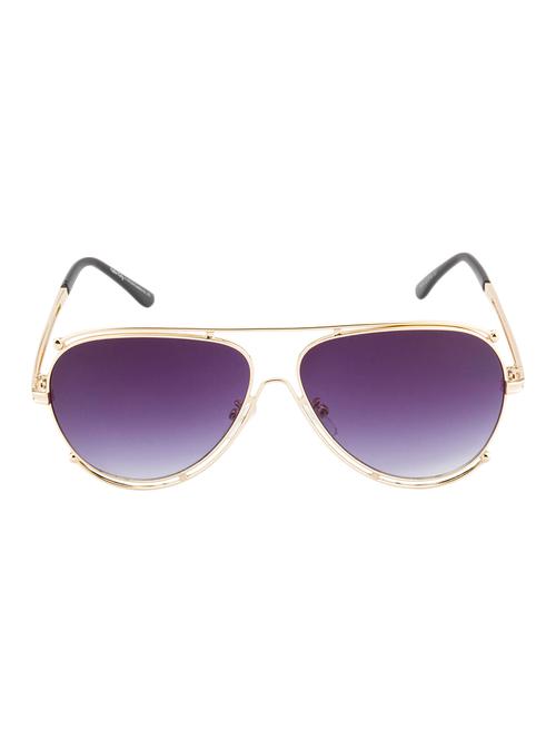 hello kitty women aviator sunglasses (hk-1619_gld/gry) - 13861636 - Very Small Image - 1