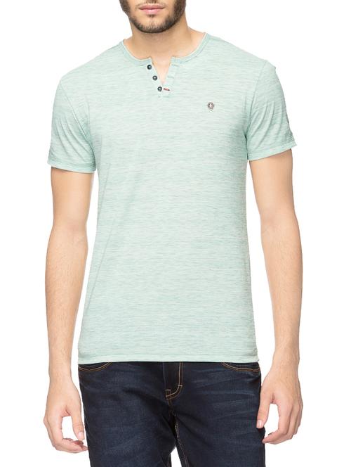blue cotton t-shirt - 13863532 - Very Small Image - 1