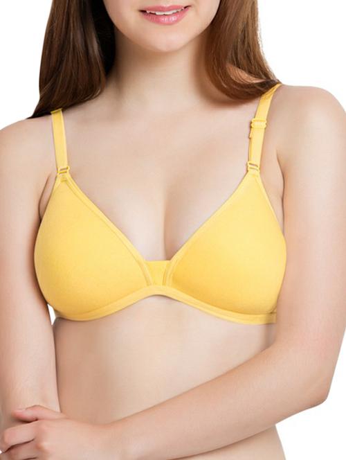 yellow cotton tshirt bra - 13865913 - Very Small Image - 1