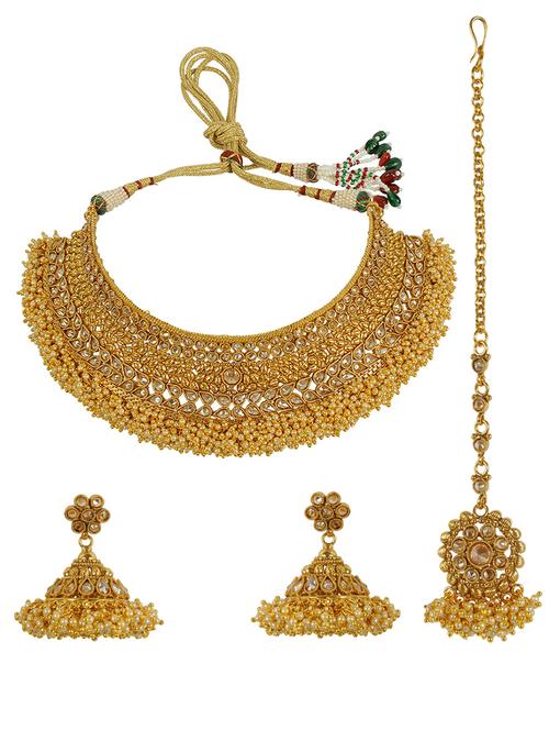 gold metal  necklace - 13870198 - Very Small Image - 1