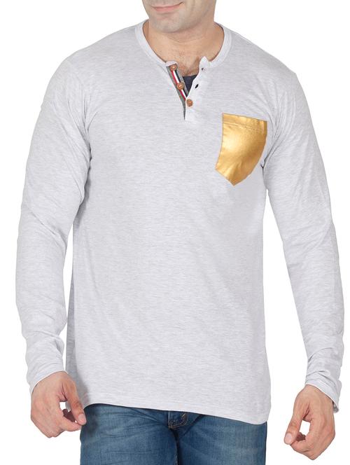 grey cotton t-shirt - 13871143 - Very Small Image - 1