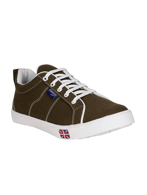 green canvas lace up sneaker - 13875552 - Very Small Image - 1