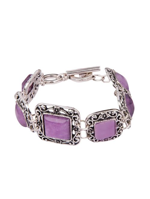 Diva Walk  purple metal bracelet - 13878244 - Very Small Image - 1