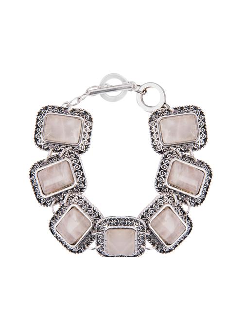 Diva Walk white metal bracelet - 13878248 - Very Small Image - 1