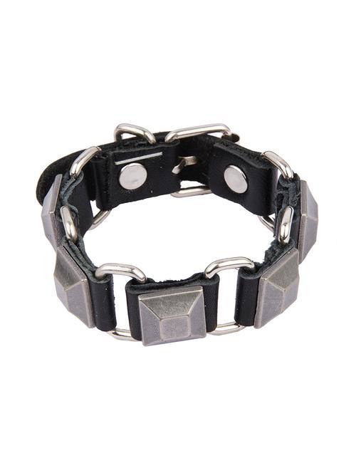 Diva Walk black leather bracelet - 13878288 - Very Small Image - 1
