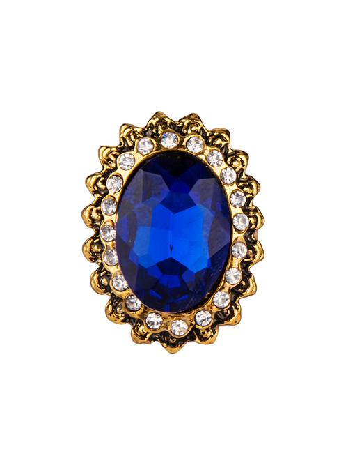 Diva Walk blue alloy ring - 13878388 - Very Small Image - 1