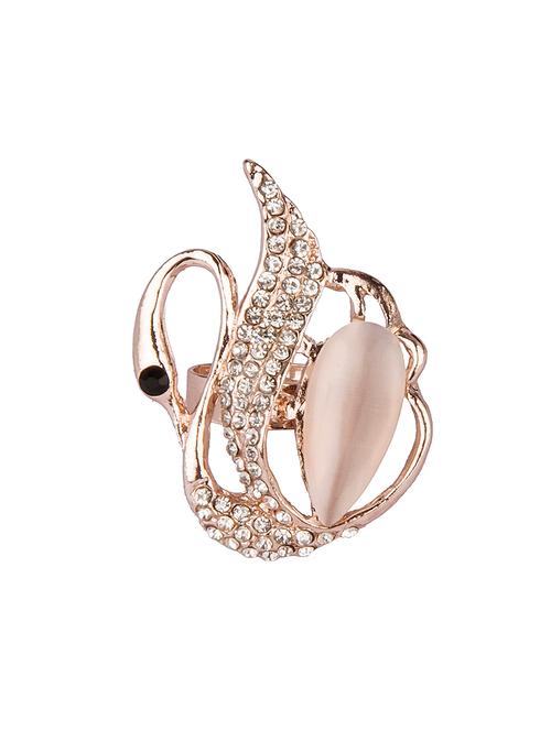 Diva Walk Gold Alloy Ring - 13878406 - Very Small Image - 1