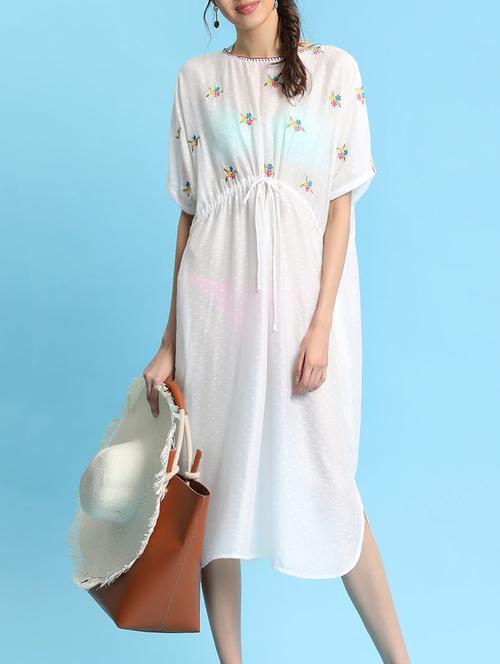 vajor white rayon coverup - 13882225 - Very Small Image - 1