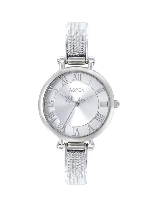 aspen stainless steel plating silver dial ladies watch - ap2011 - 13882255 - Very Small Image - 1