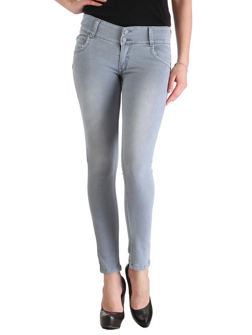 grey skinny fit denim jean - 13886143 - Very Small Image - 1