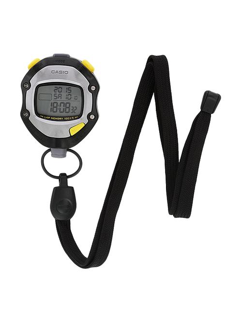 casio grey dial stopwatch watch for men - s055 - 13892097 - Very Small Image - 1