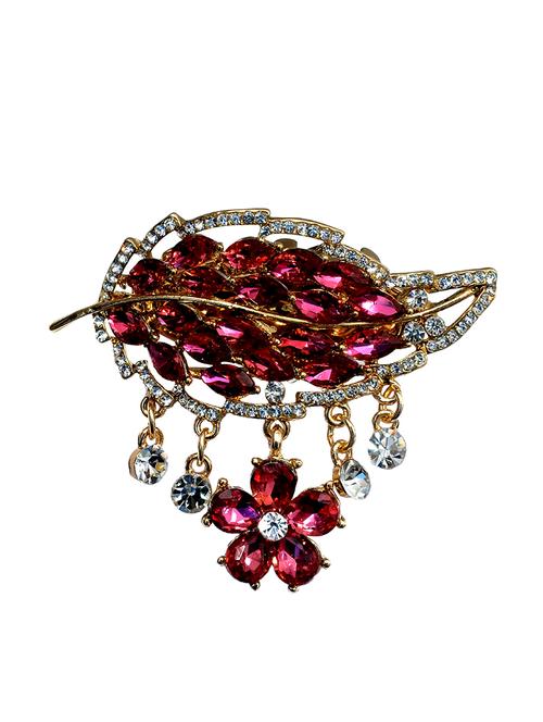 pink metal brooch - 13894842 - Very Small Image - 1