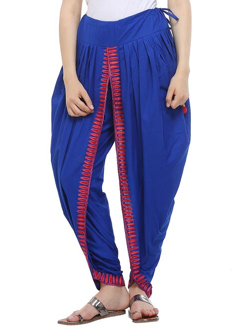 kaanchie nanggia blue cotton dhoti salwar - 13896656 - Very Small Image - 1