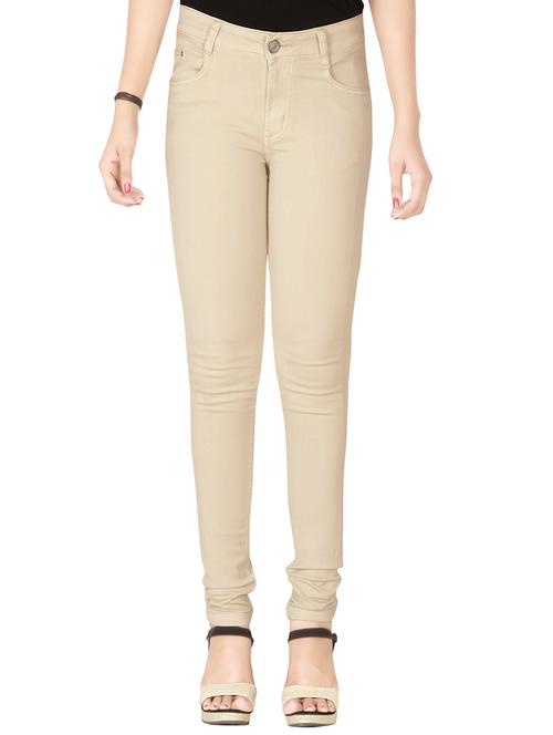 beige denim jeans - 13899153 - Very Small Image - 1