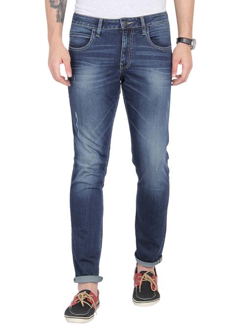 blue cotton jeans - 13901340 - Very Small Image - 1