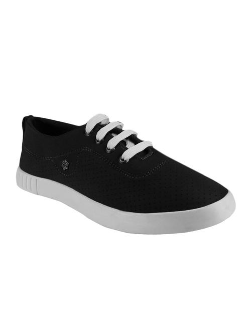 black canvas lace up sneakers - 13901728 - Very Small Image - 1
