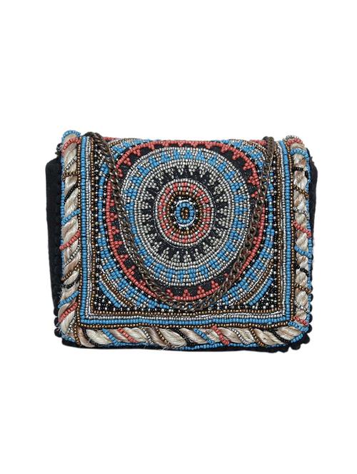 multi colored cotton clutch - 13902357 - Very Small Image - 1