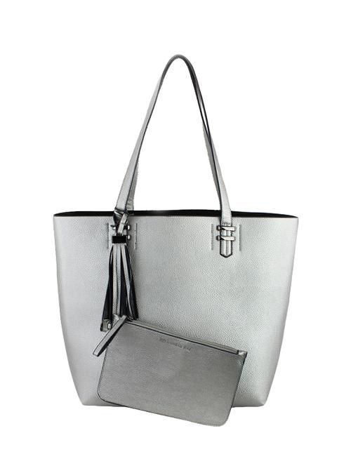 silver leatherette  regular handbag - 13902642 - Very Small Image - 1