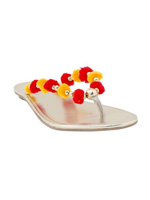red  toe separator sandal - 13903677 - Very Small Image - 1