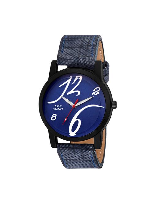 lee grant blue analog watch - 13903984 - Very Small Image - 1