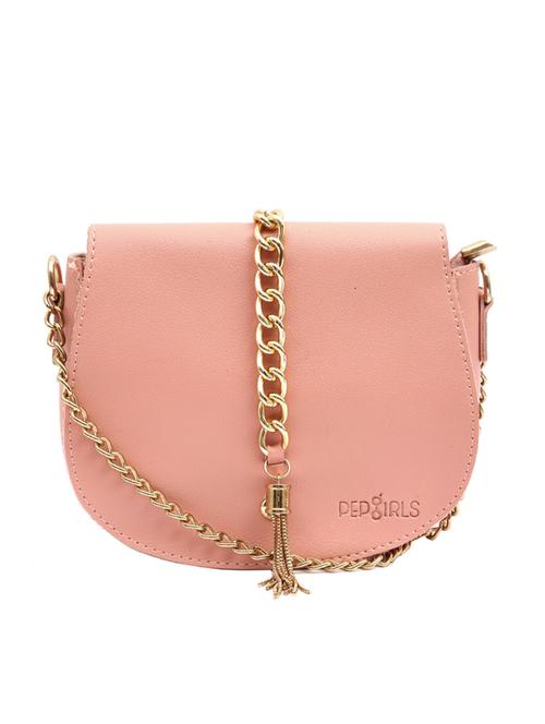 pink leatherette  regular sling bag - 13904306 - Very Small Image - 1