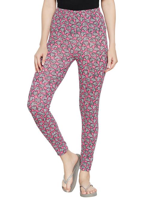 printed multi colored cotton spandex legging - 13904720 - Very Small Image - 1