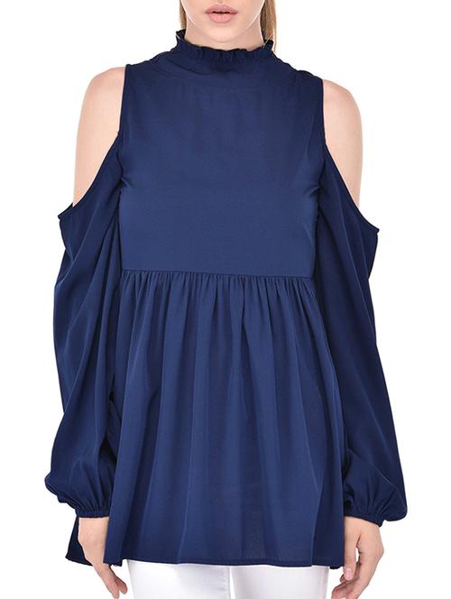 navy blue casual  top - 13906060 - Very Small Image - 1