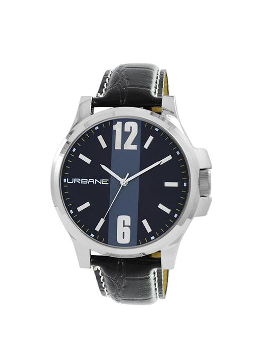 maxima black dial analog watch for men - u-40743lagi - 13911499 - Very Small Image - 1