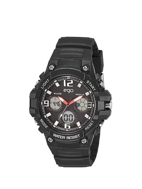 maxima black dial digital watch for men - e-43794ppan - 13911578 - Very Small Image - 1