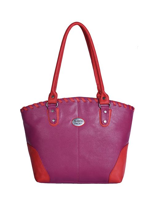 pink leatherette regular handbag - 13918372 - Very Small Image - 1