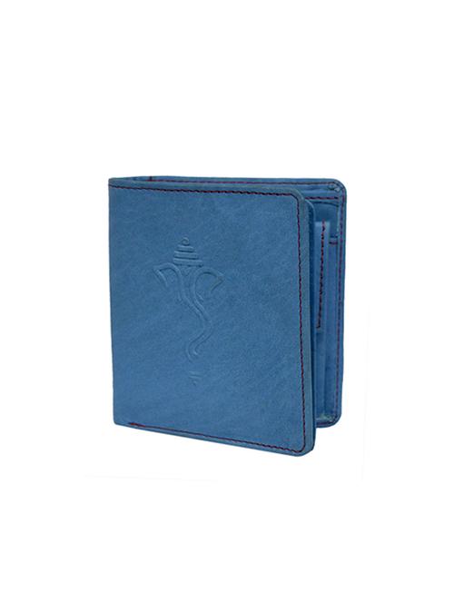 blue leather wallet - 13922503 - Very Small Image - 1