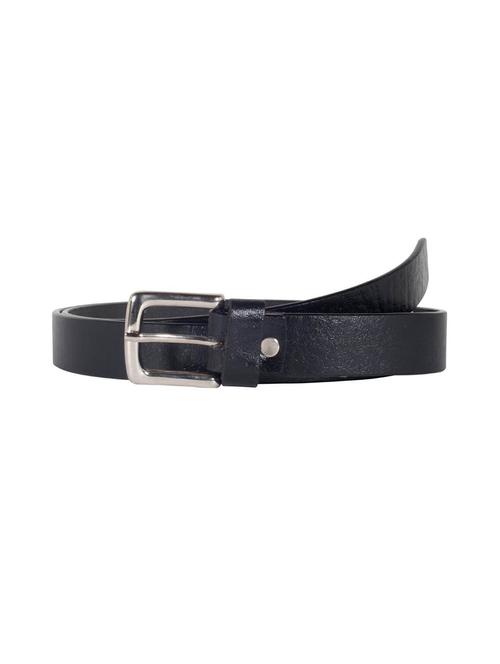 solid black faux leather belt - 13922796 - Very Small Image - 1