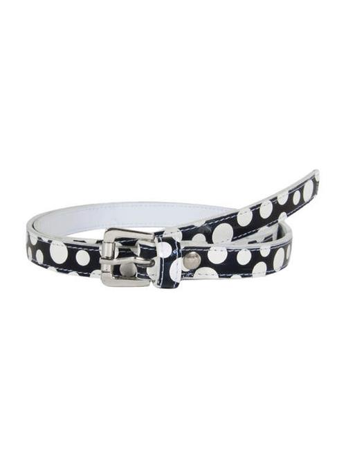 black polka dot faux leather belt - 13922803 - Very Small Image - 1
