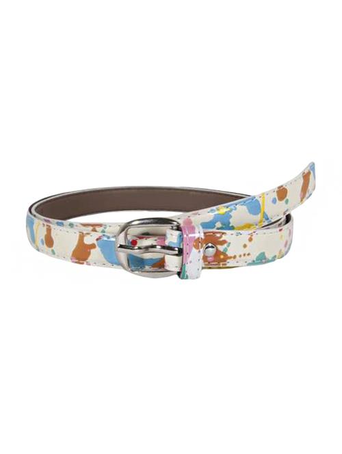 Multi Colored Faux Leather Belt - 13922806 - Very Small Image - 1