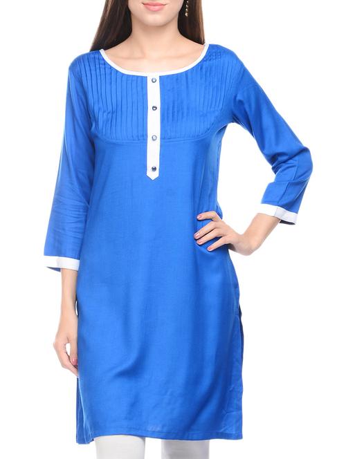 women's straight kurta - 13927484 - Very Small Image - 1