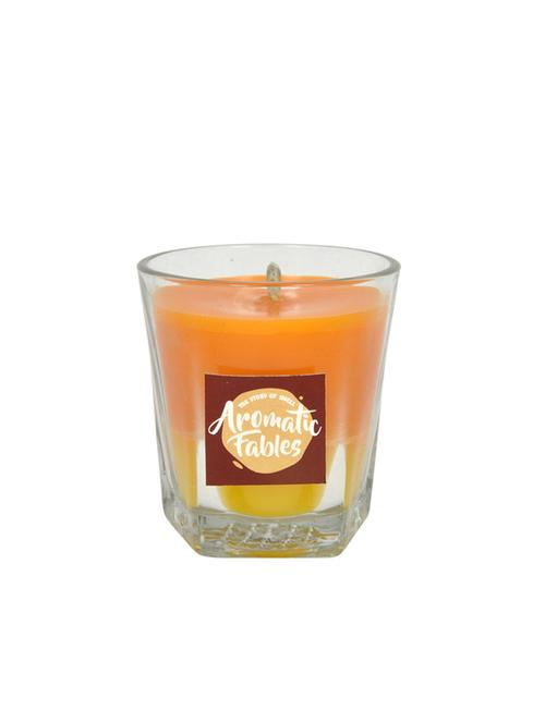 aromatic fables soy wax decorative gifting twin color glass candle - 13928627 - Very Small Image - 1
