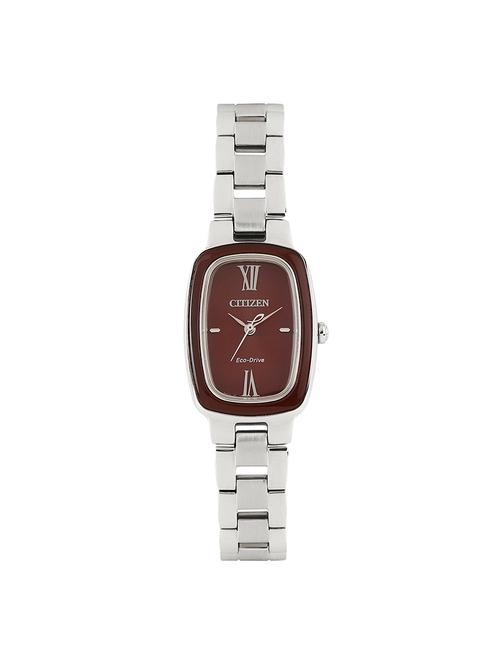 citizen red dial analog watch for women - em0006-53w - 13928966 - Very Small Image - 1
